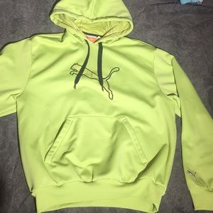 Bright Green Puma Hoodie